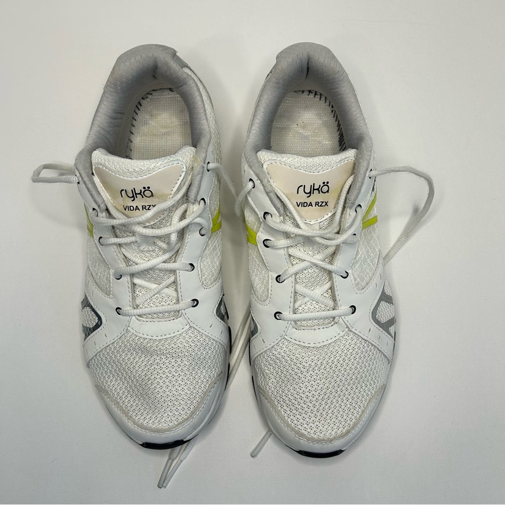Ryka White Vida RZX White Trainer Shoe Sneakers Women’s Size 9.5 - Picture 4 of 13